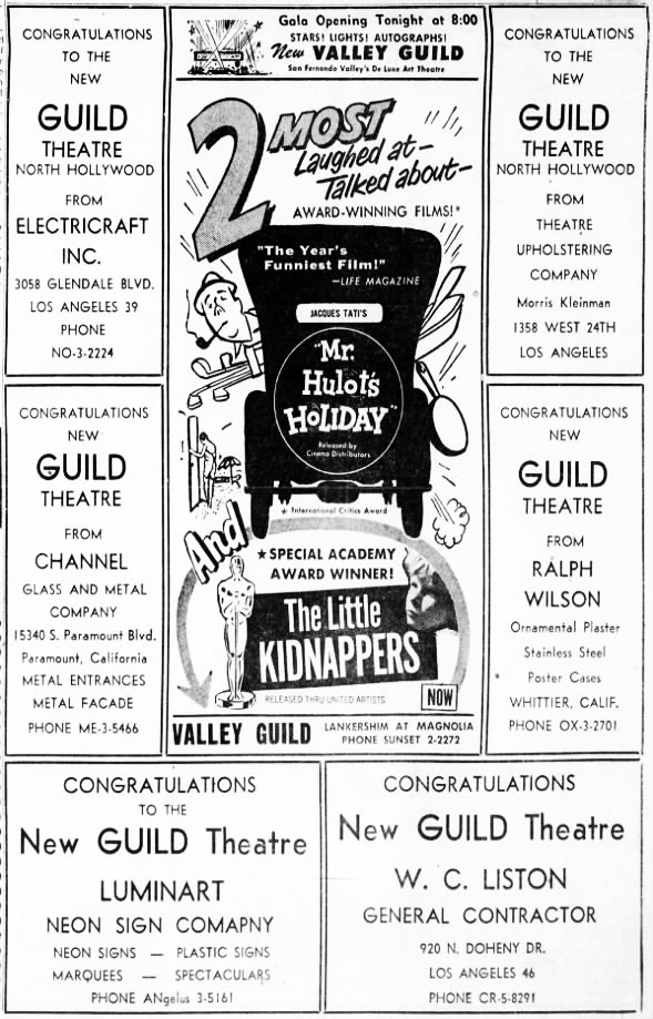Guild theatre opening