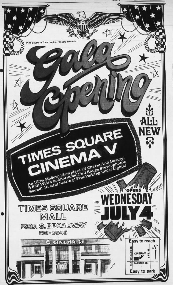 Times Square Cinemas opening