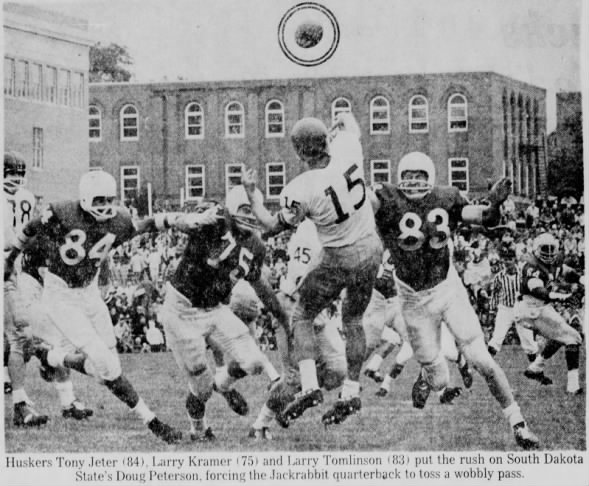 1963 Nebraska vs South Dakota State game photo