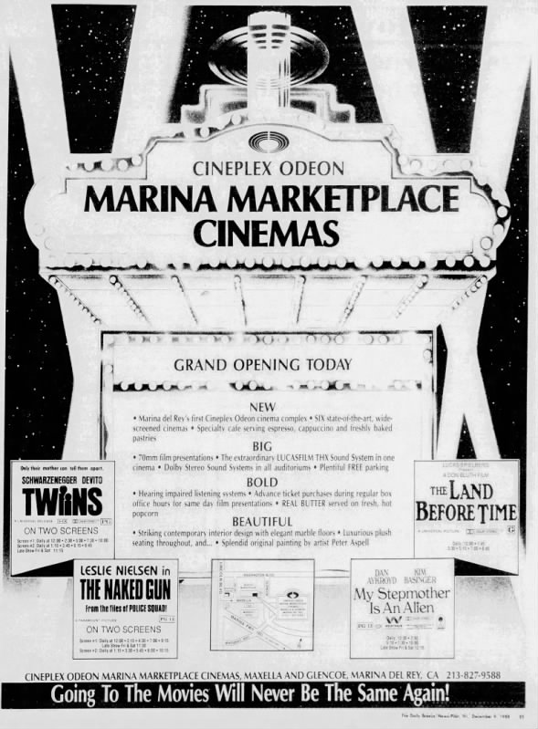 Marina Marketplace Cinemas opening