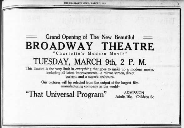Broadway theatre opening