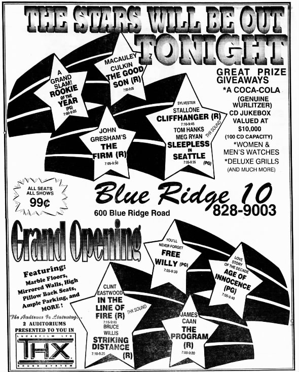 Carmike Blue Ridge 10 opening