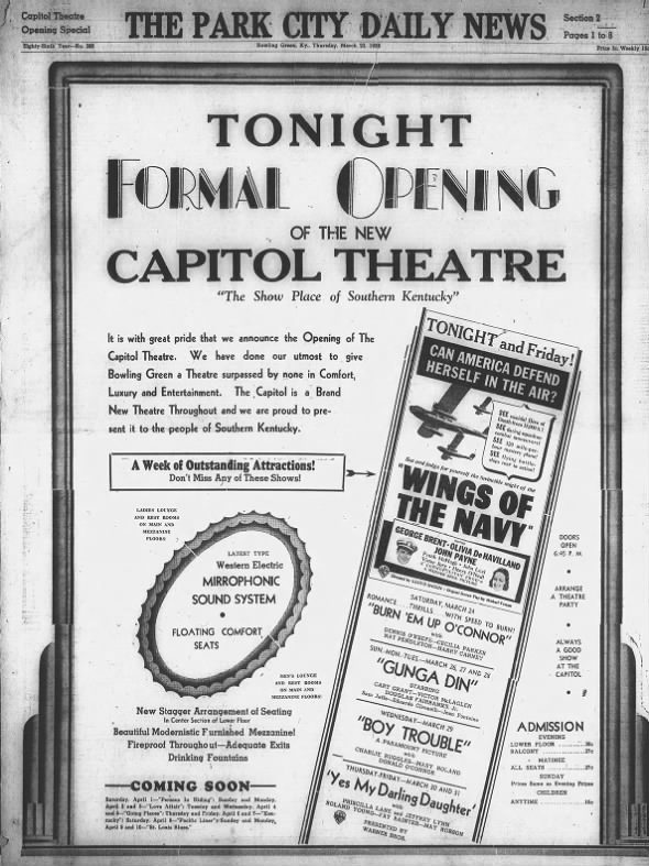 Capitol theatre reopening