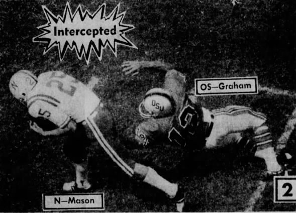 Dave Mason interception, 1971 Nebraska-Oklahoma State