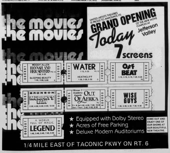 Movies at Jefferson Valley opening