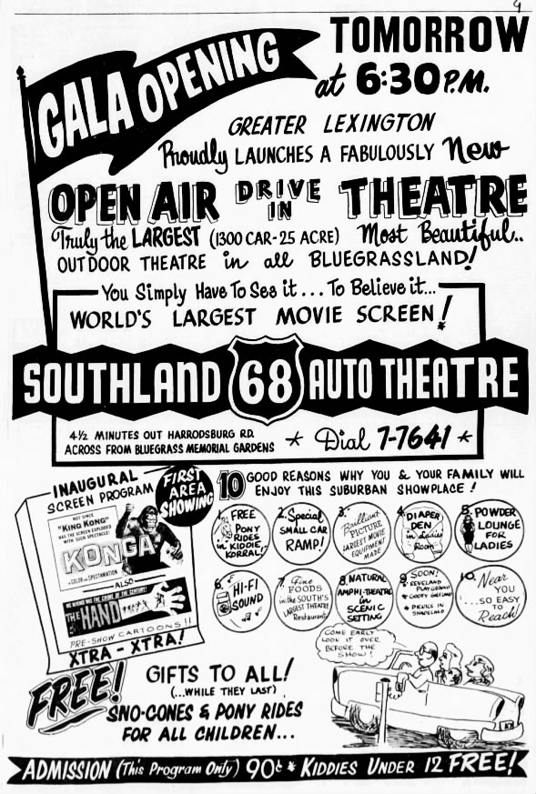 Southland 68 Drive-In opening