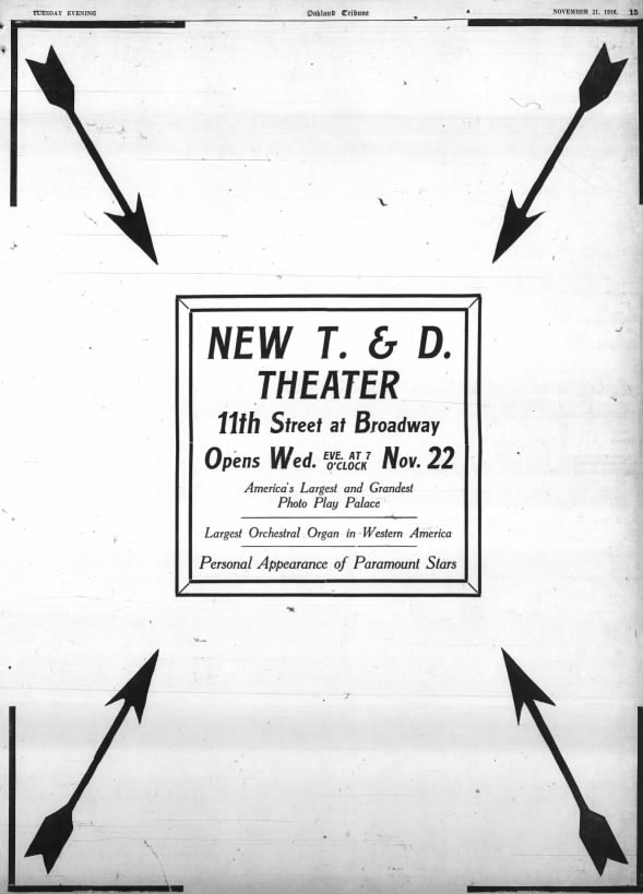 T & D Theater opening