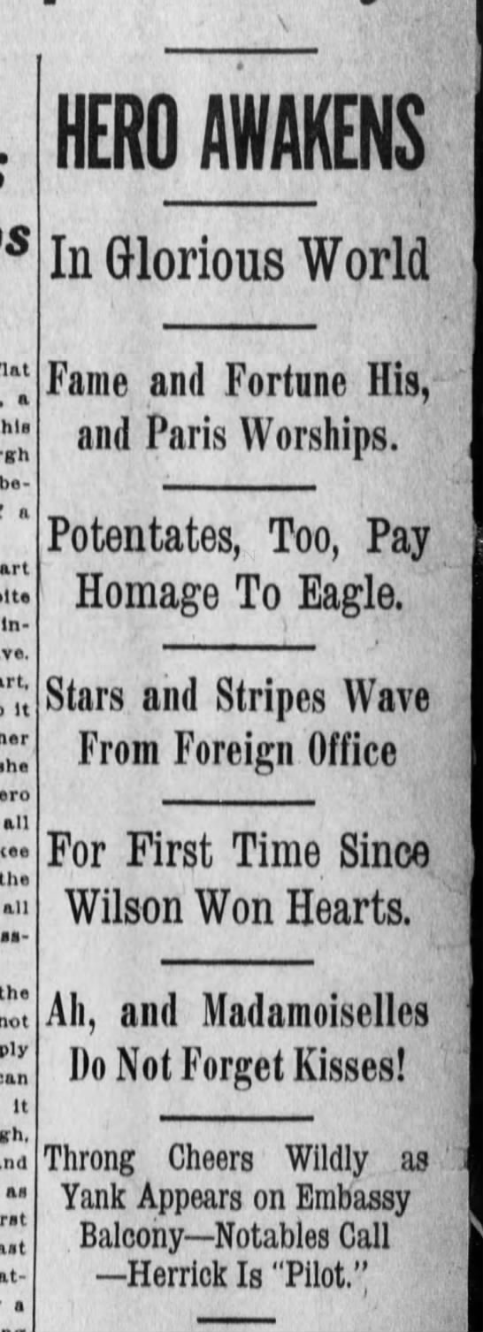 Lindbergh headlines - 
