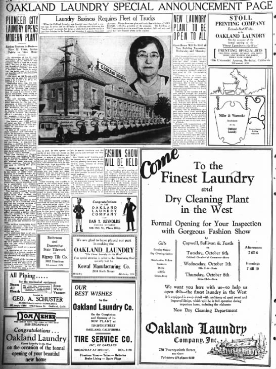 Oakland Laundry -- open house - 