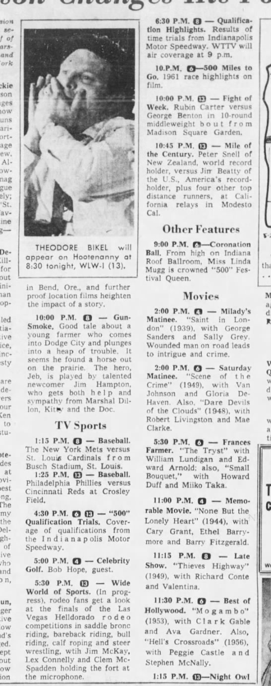 1963 Indy TV - 