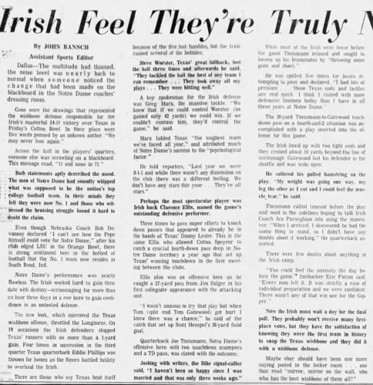 1971.01.03 Irish Feel They're No. 1 - 