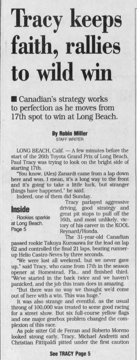 2000 CART Long Beach - 