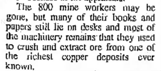 Miners left possessions when they abandoned Kennecott - 