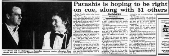 Parashis Hann SMH July 1990 - 
