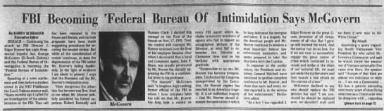 Federal Bureau of Intimidation (1971). - 