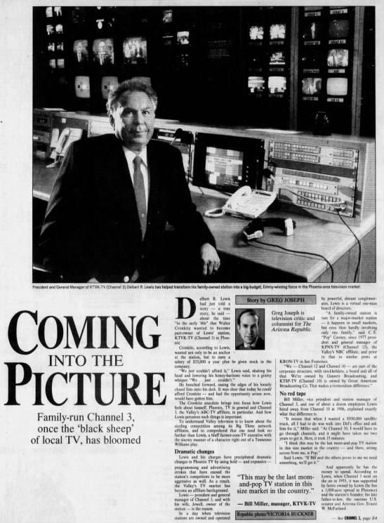 Coming into the Picture: Family-run Channel 3, once the 'black sheep' of local TV, has bloomed - 