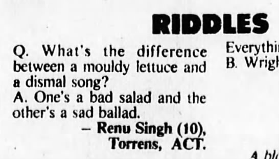 Sad Ballad & Bad Salad (1976). - 