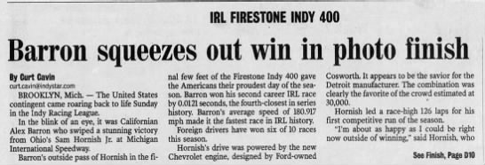 2003 Michigan Indy 400 - 