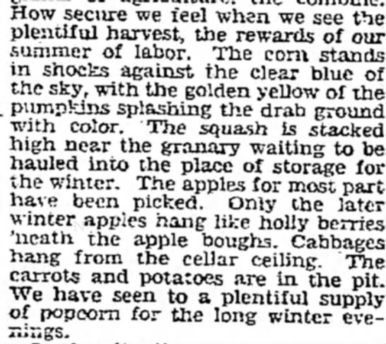 Description of Fall, 1931 - 