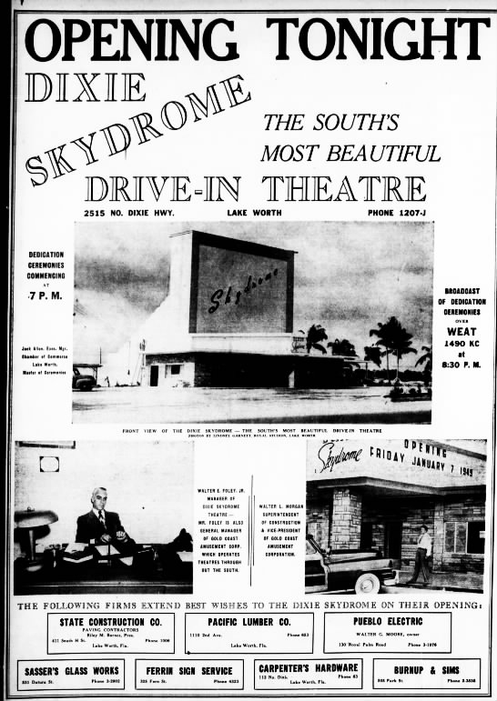 Dixie Skydrome drive-in theatre - 