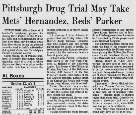 Pittsburgh Drug Trial - 