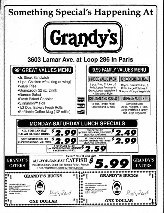 Grandy's Paris 1991 - 