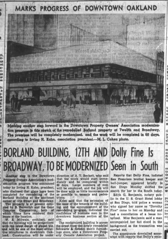 Borland Building to be modernized - 