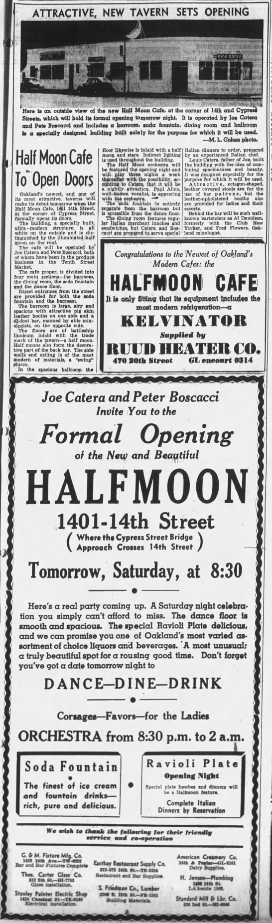 Half Moon Cafe opening - 
