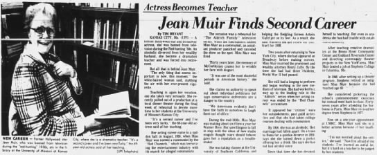 Jean Muir - 