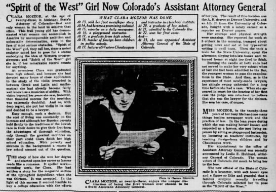'Spirit of the West' Girl Now Colorado's Assistant Attorney General - 
