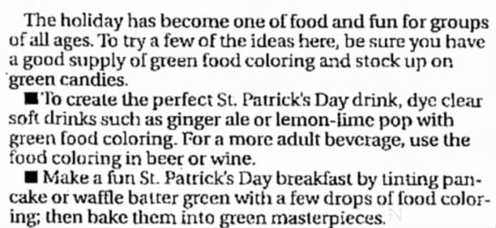 Greenify your St. Patrick's Day treats - 