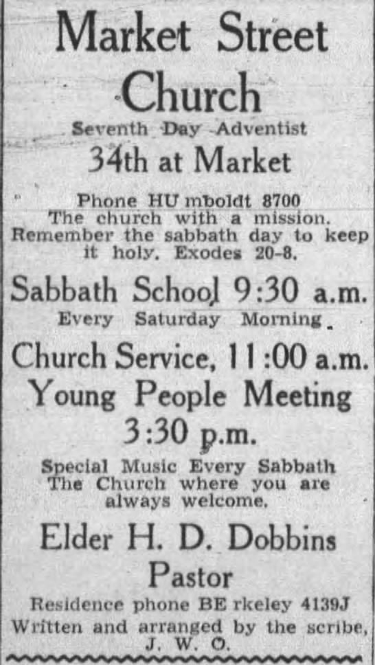 Market Street Seventh-Day Adventist Church - 