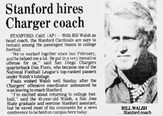 Walsh to Stanford, 13 Dec 1976 - 