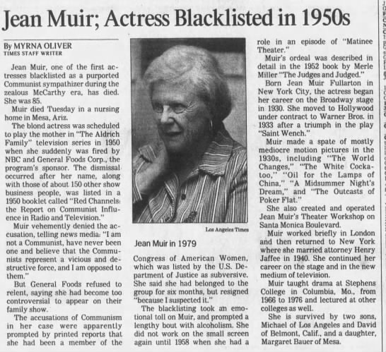 Jean Muir - 