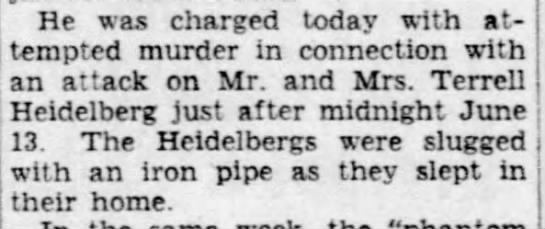 Heidelbergs attacked by the Phantom Barber - 