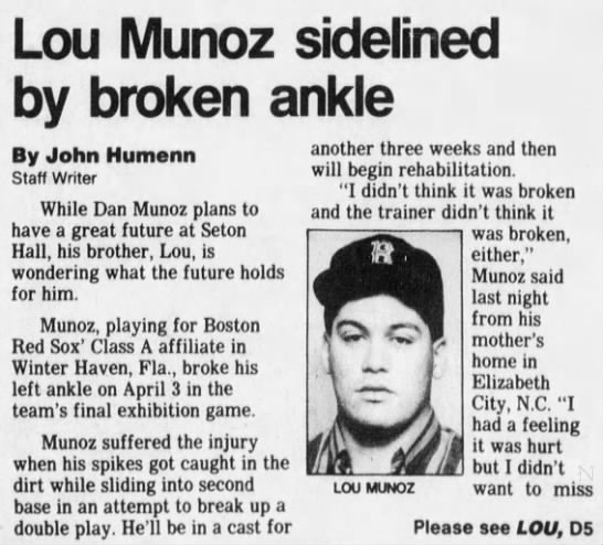 Lou Munoz - April 21, 1989 - Greatest21Days.com - 