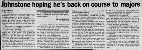 John Johnstone - April 21, 1996 - Greatest21Days.com - 
