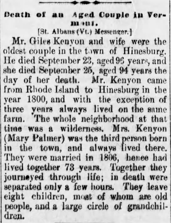 Obituary for Giles Kenyon (Aged 94) - 