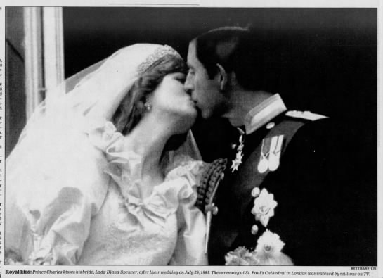Marriage of Diana Spencer to Prince Charles - 