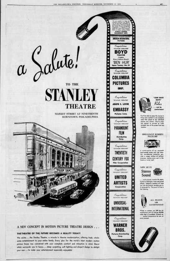 Stanley theatre reopening - 