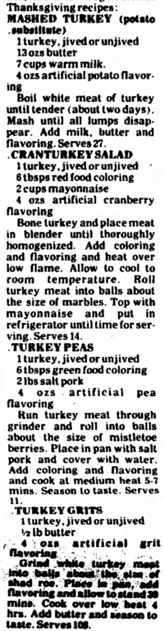 Thanksgiving Recipes - 