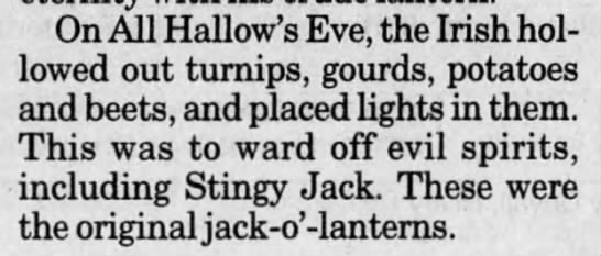 Original Jack-O'-Lanterns - 