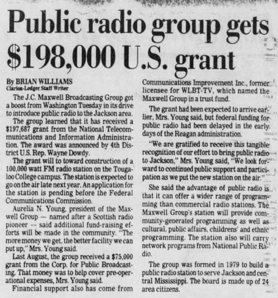 Public radio group gets $198,000 U.S. grant - 
