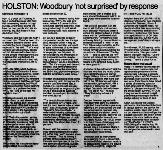 HOLSTON: Woodbury 'not surprised' by response - 