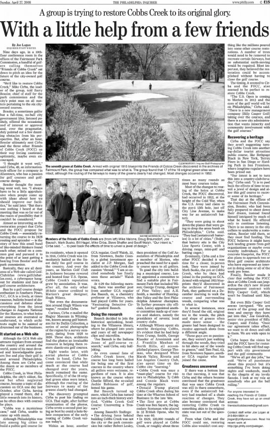 Cobbs Creek Restoration - Newspapers.com