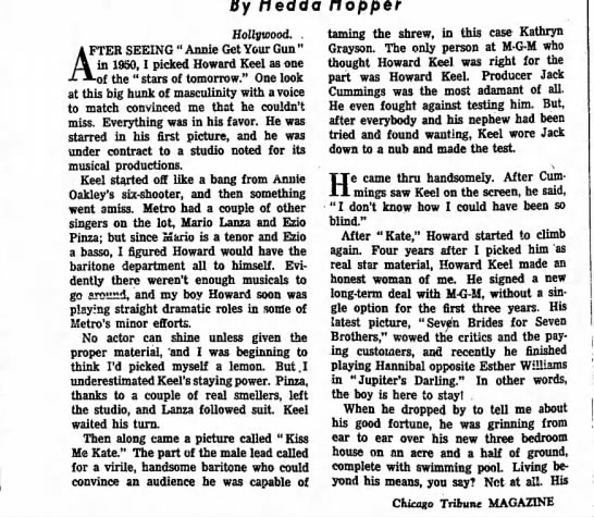 The Keel appeal Hedda Hopper - 