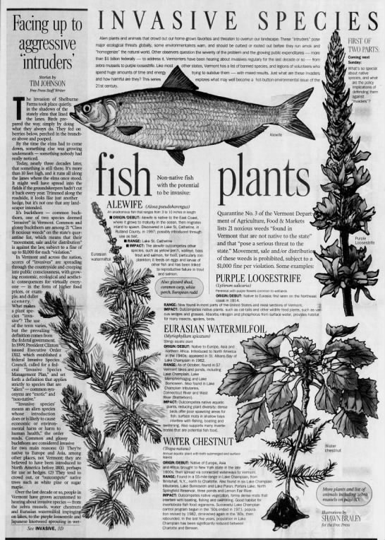 First page of Invasive Species article - 