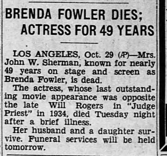 Brenda Fowler - 
