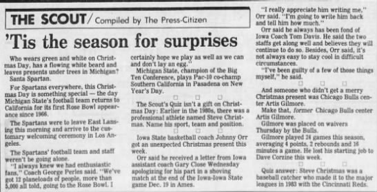 Iowa City Press-Citizen December 25 1987 - 
