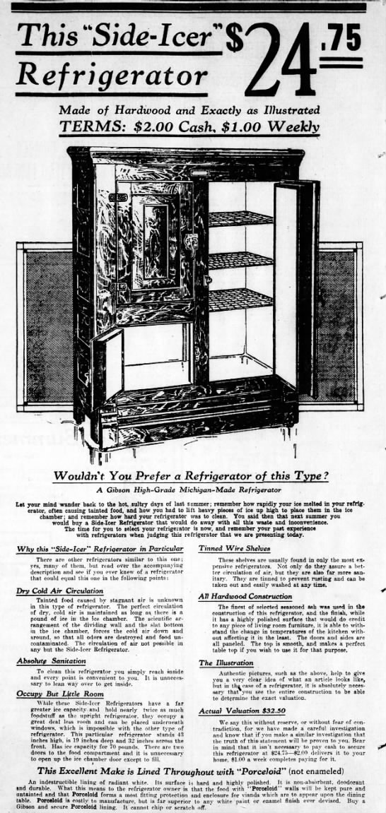 1913 Refrigerator - 